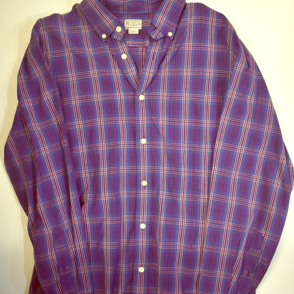 J.Crew Men's Plaid Shirt, L